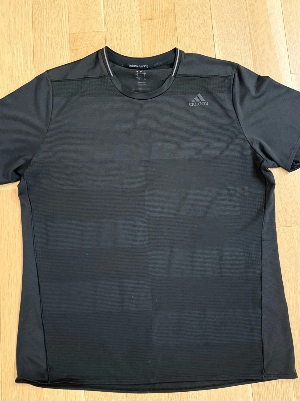 adidas Black Short-Sleeve Athletic Tee